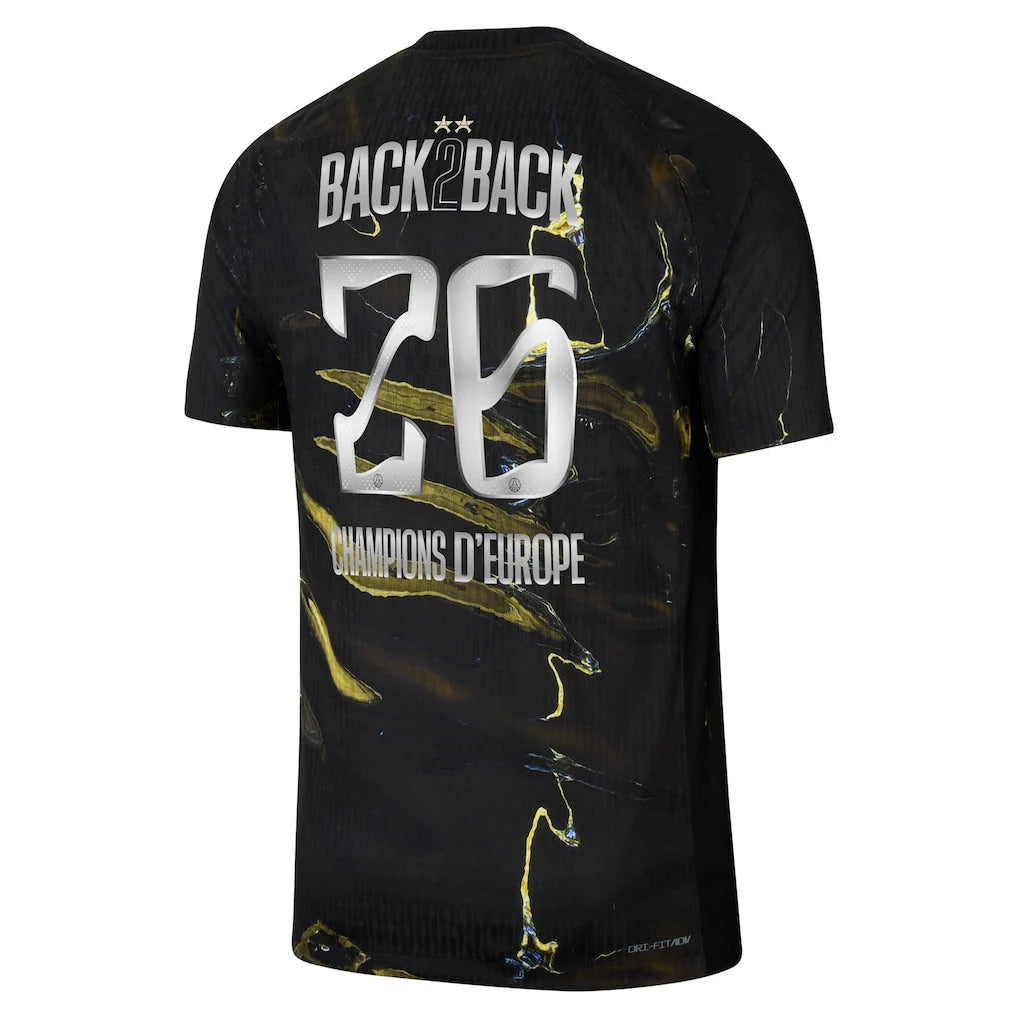 Maillot PSG Noir 2⭐️⭐️ Back2Back